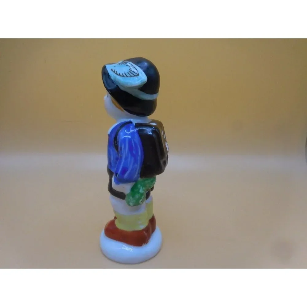 Vintage Occupied Japan Hand painted‎ Boy Salt Shaker set 4 3/8